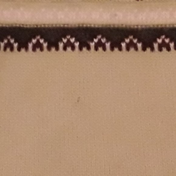 FROST Women's Wool Sweater in Light Lime Green & Brown: Size Small - Picture 6 of 7